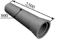 Трубы железобетонные раструбные   Т 80.25-2