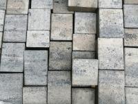 Плитка тротуарная брусчатка "Микс" Микс колормикс черно-белый