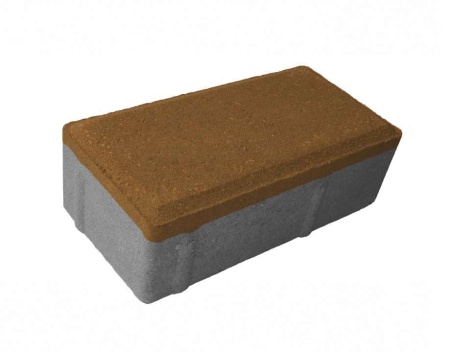 Плитка тротуарная. (Брусчатка) 1П6у красная /серый цемент